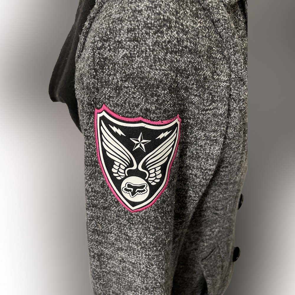 Fox Racing Double Breasted Fleece Hooded Jacket - Picture 4 of 10